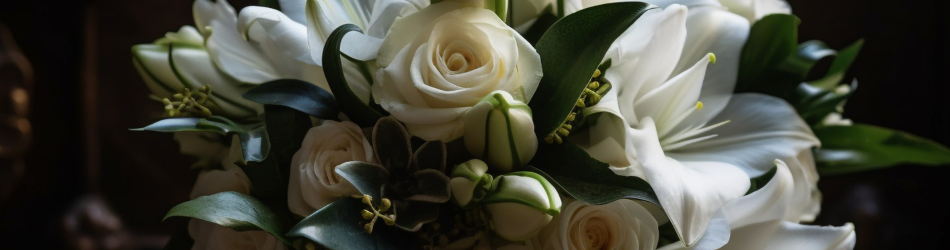 bannière fleurs-deuil