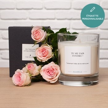DÉCOUVREZ NOTRE BOUGIE À LA ROSE DÉCOUVREZ NOTRE BOUGIE À LA ROSE
